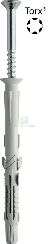 50PZ ELEMATIC TASSELLO T88V 10X145 CON VITE TORX — Tasselli e ancoraggi — rif. FERX.6579 50PZ ELEMATIC TASSELLO T88V 10X145 CON VITE TORX — Tasselli e ancoraggi — rif. FERX.6579