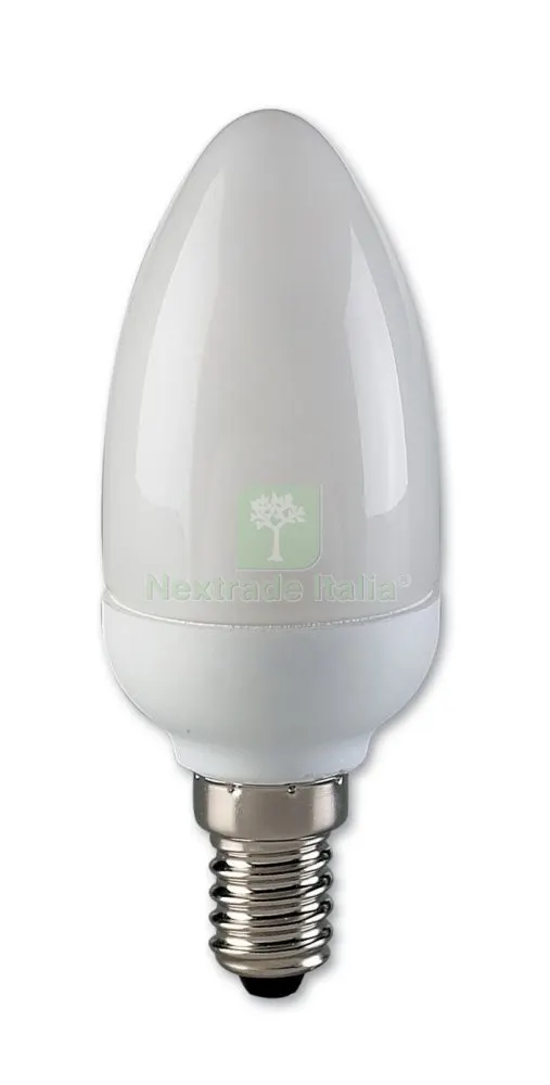 10PZ Leuci Lampadina a Risparmio Energetico Oliva 9W E14 Calda 827 — Illuminazione — rif. FERX.6581