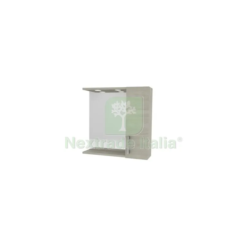 Specchio da Bagno a 1 Anta Rovere Grigio — Arredo — rif. FERX.658535 Specchio da Bagno a 1 Anta Rovere Grigio — Arredo — rif. FERX.658535