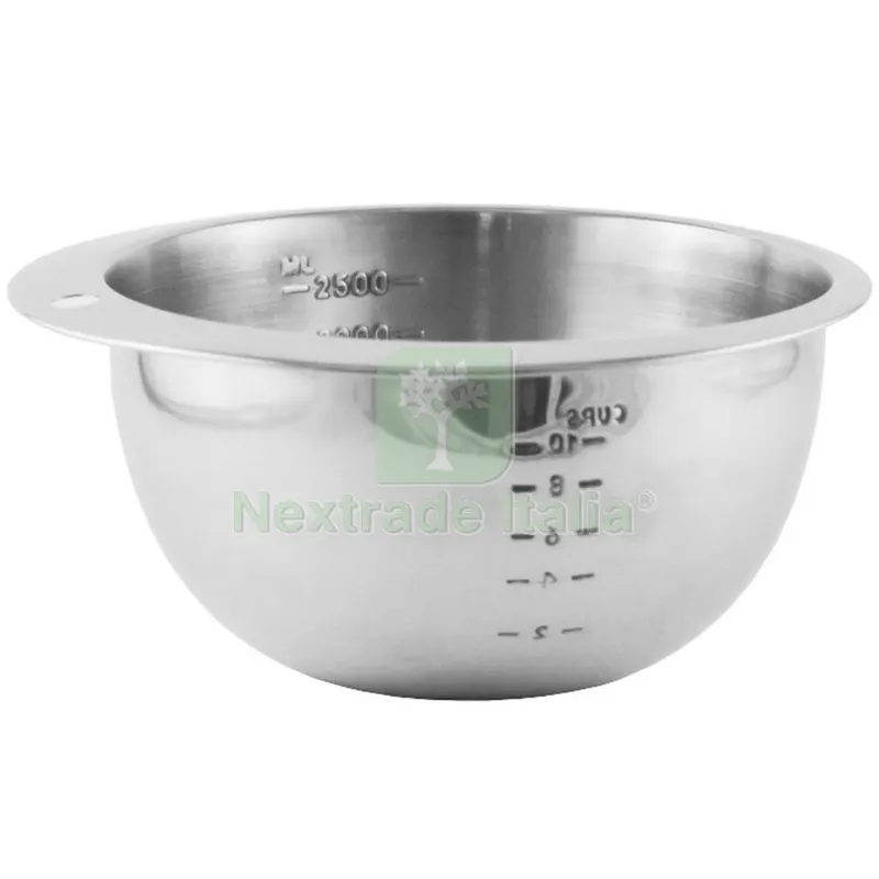 CIOTOLA GRADUATA ACCIAIO LT.2,5 ART. 29632 — Cucina e coltelleria — rif. FERX.663092 CIOTOLA GRADUATA ACCIAIO LT.2,5 ART. 29632 — Cucina e coltelleria — rif. FERX.663092