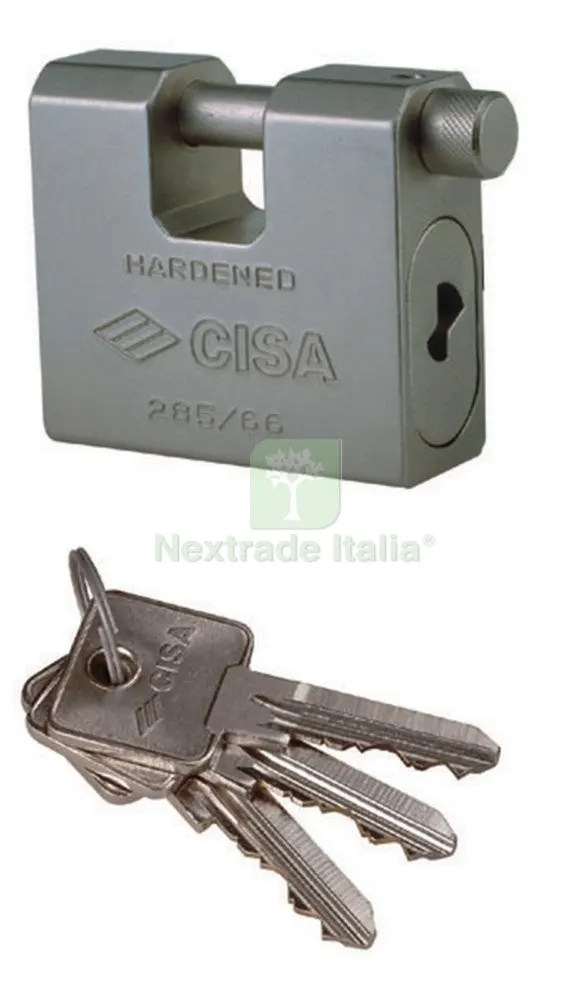 6PL PL Cisa ART. 28550 Lucchetto Corazzato MM.75 — Lucchetti e catene — rif. FERX.66385 6PL PL Cisa ART. 28550 Lucchetto Corazzato MM.75 — Lucchetti e catene — rif. FERX.66385