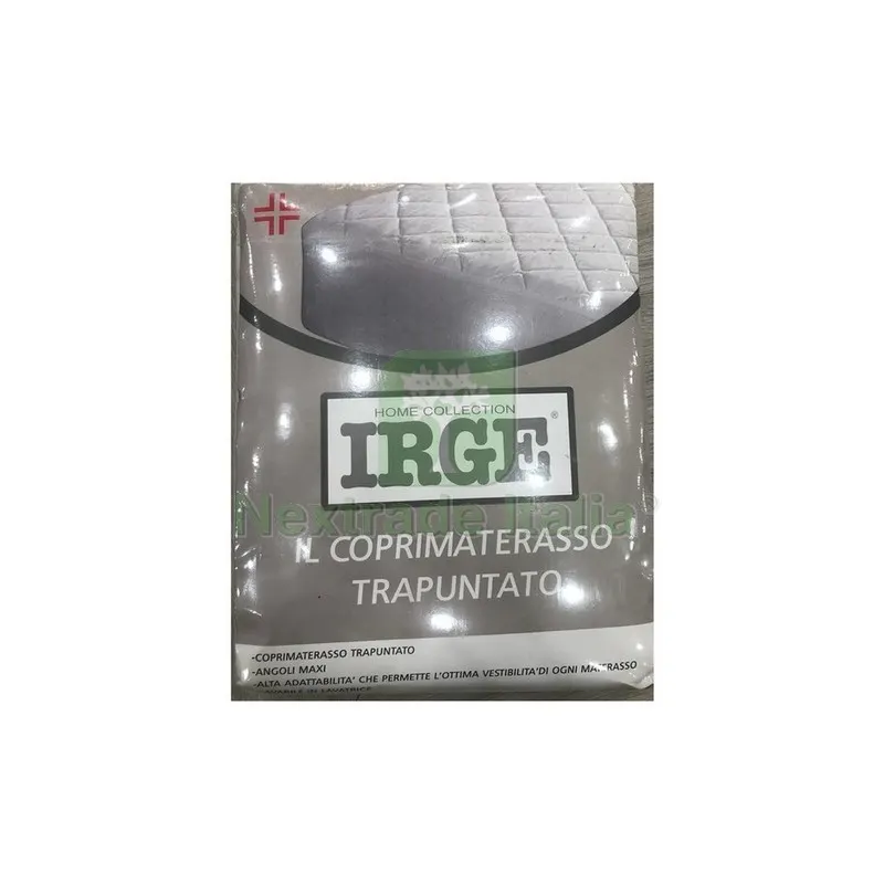 IRGE COPRIMATERASSO UNAPIAZZAEMEZZA TRAPUNTATO — Tessili e biancheria casa — rif. FERX.665072 IRGE COPRIMATERASSO UNAPIAZZAEMEZZA TRAPUNTATO — Tessili e biancheria casa — rif. FERX.665072