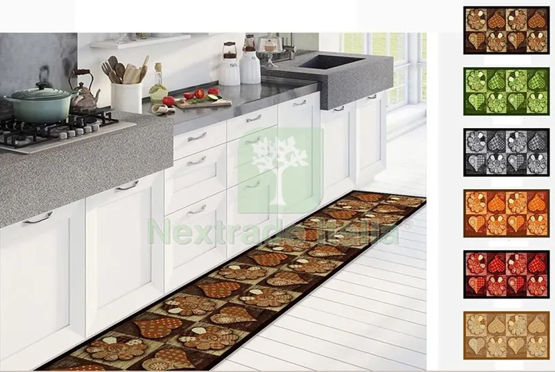 6PZ Tappeto x Cucina MOD.LAGOS CM.50X80 Colori Assortiti — Casalinghi e organizzazione — rif. FERX.665261 — foto 2