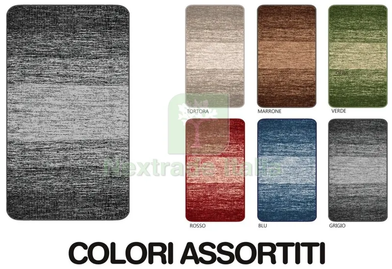 6PZ Tappeto x Cucina MOD.PARO CM.57X180 Colori Assortiti — Casalinghi e organizzazione — rif. FERX.665274 6PZ Tappeto x Cucina MOD.PARO CM.57X180 Colori Assortiti — Casalinghi e organizzazione — rif. FERX.665274