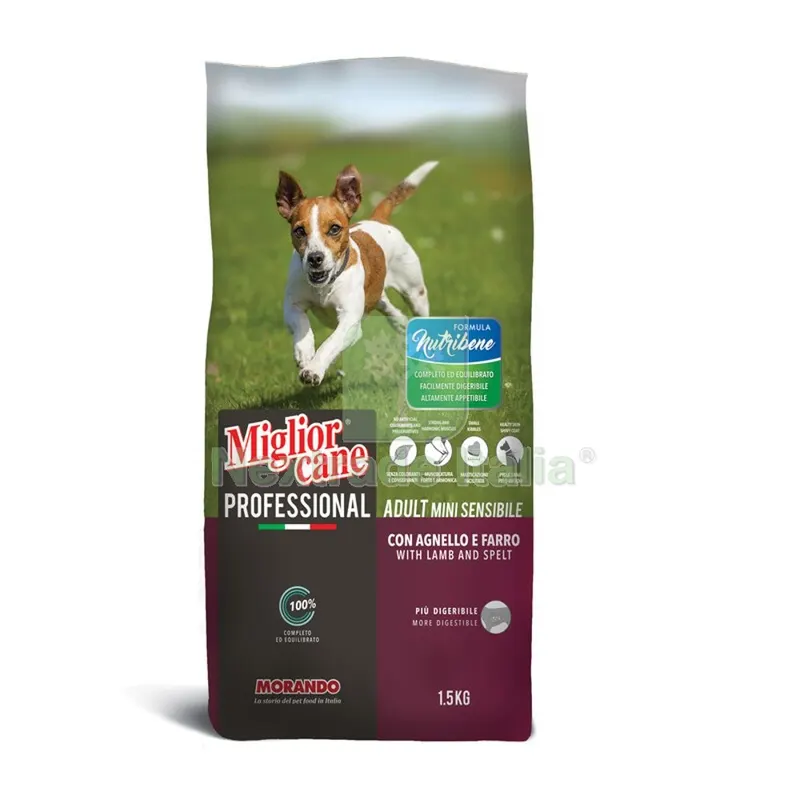 Morando Cane KG.1,5 Adult Mini Sensibile Agnello Farro — Cani — rif. FERX.665443