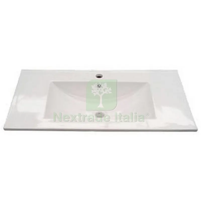 LAVABO CERAMICA CM.90X46 PER FEDERICA — Sanitari e ceramiche — rif. FERX.666324