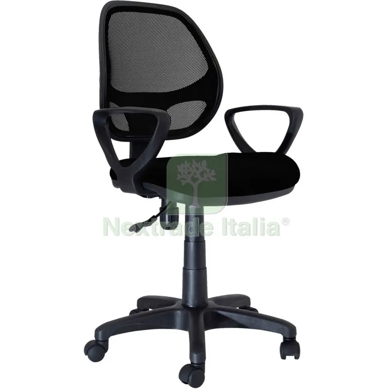Poltrona Direzionale Forata Nera NEW Manager — Arredo — rif. FERX.66767 Poltrona Direzionale Forata Nera NEW Manager — Arredo — rif. FERX.66767