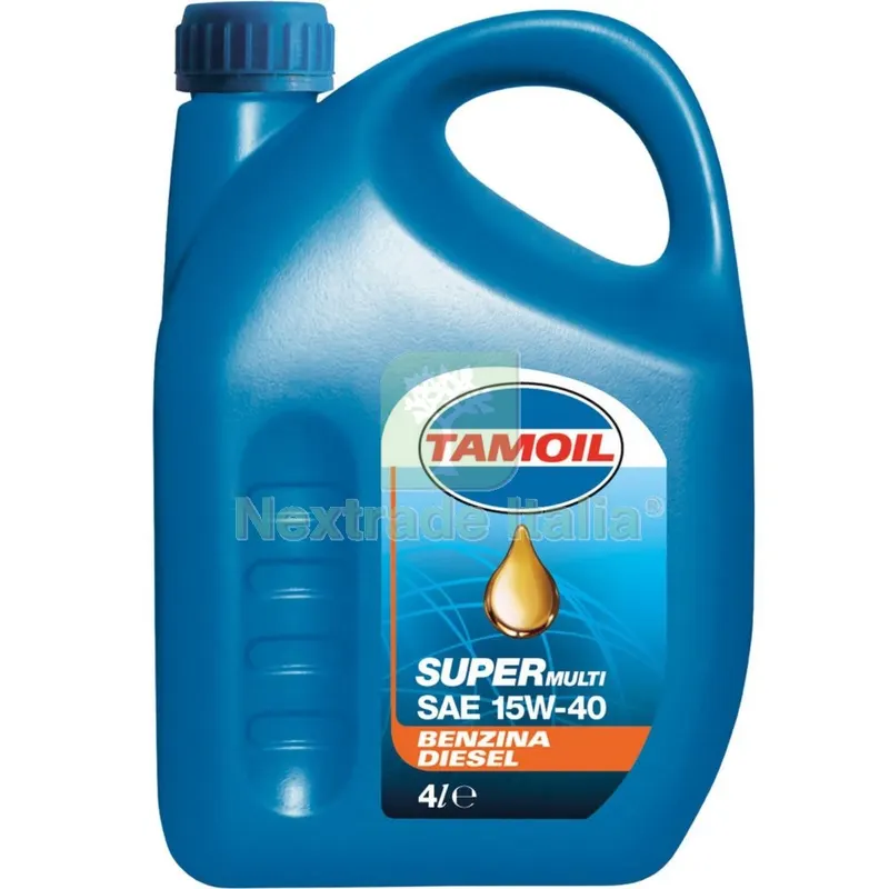 3PZ Lubrificante Tamoil Super SAE 15/40 LT. 4 — Lubrificanti e oli — rif. FERX.6695 3PZ Lubrificante Tamoil Super SAE 15/40 LT. 4 — Lubrificanti e oli — rif. FERX.6695