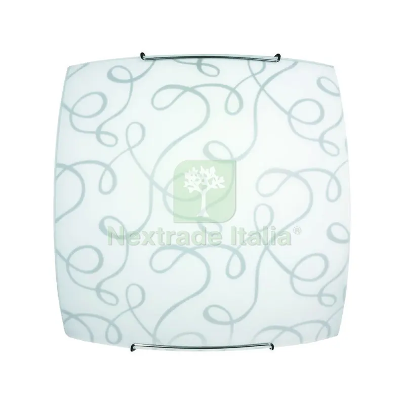5PZ Plafoniera Marilena 40X40 CM Bianco — Illuminazione — rif. FERX.670432