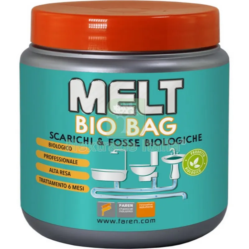 12PZ MELT BIO BAG X SCARICHI E FOSSE BIOLOGICHE GR. 300 — Rubinetti e valvole — rif. FERX.6706 12PZ MELT BIO BAG X SCARICHI E FOSSE BIOLOGICHE GR. 300 — Rubinetti e valvole — rif. FERX.6706
