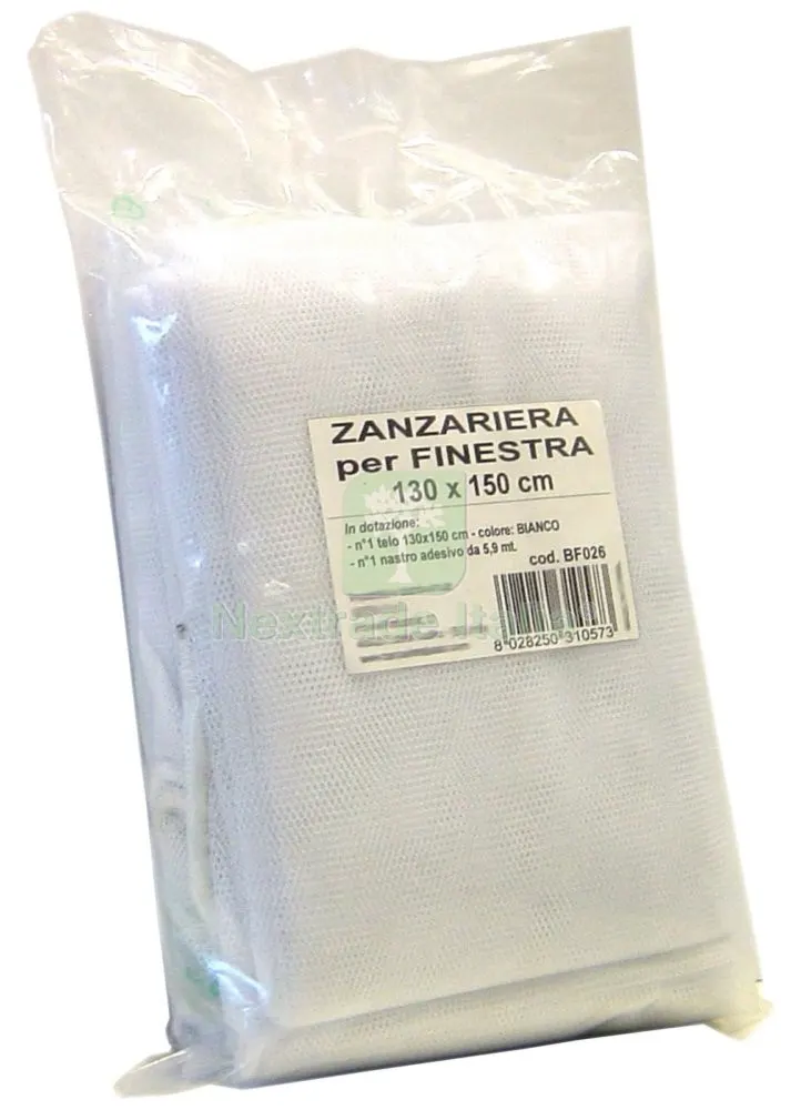 10PZ Zanzariera Poliestere Finestra 130X150 Bianco — Tende e zanzariere — rif. FERX.6712