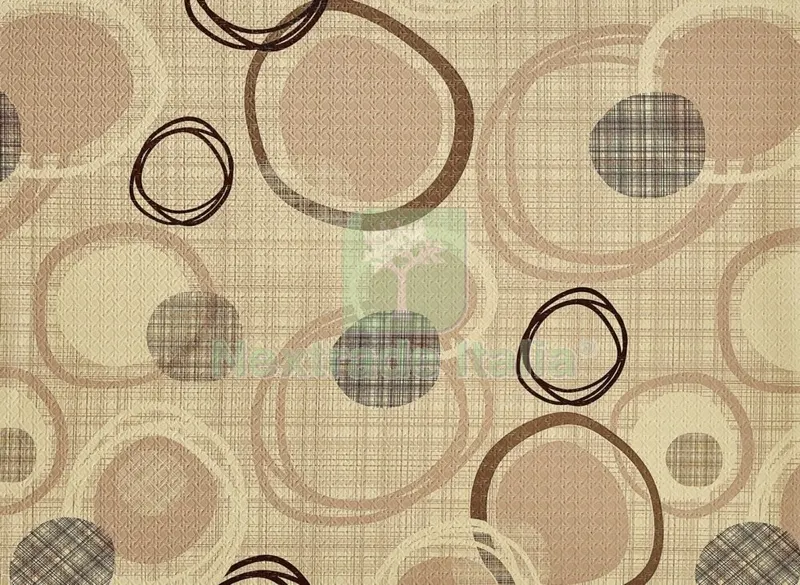 20ML Passatoia MOD.FUTURA H.52 Disegno Cerchi Beige — Tessili e biancheria casa — rif. FERX.676048