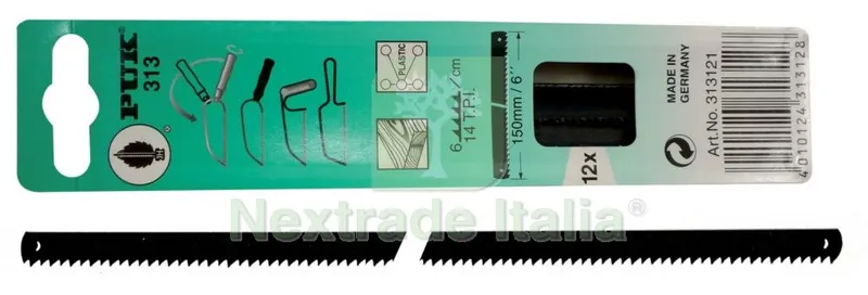 6BLISTER BLISTER LAME ORIGINALI "PUK" X LEGNO (PZ.5) — Punte, frese e dischi — rif. FERX.67644 6BLISTER BLISTER LAME ORIGINALI "PUK" X LEGNO (PZ.5) — Punte, frese e dischi — rif. FERX.67644