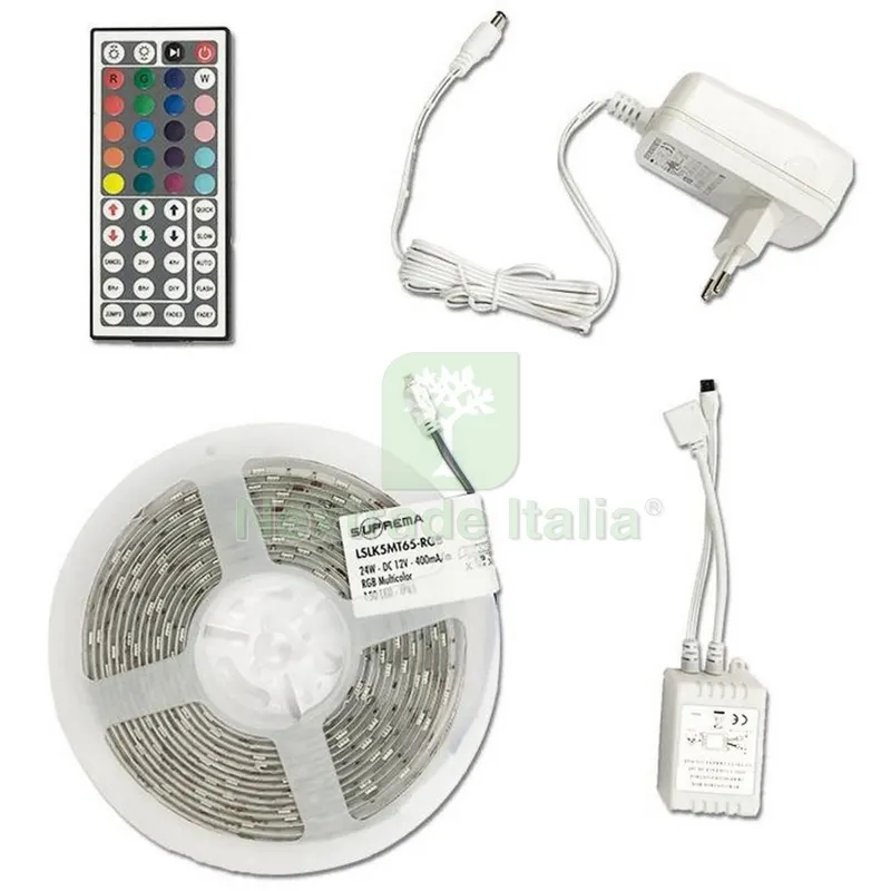 Kit Strip LED RGB ML.5 IP65 60W Telecomando — Illuminazione — rif. FERX.677409 Kit Strip LED RGB ML.5 IP65 60W Telecomando — Illuminazione — rif. FERX.677409