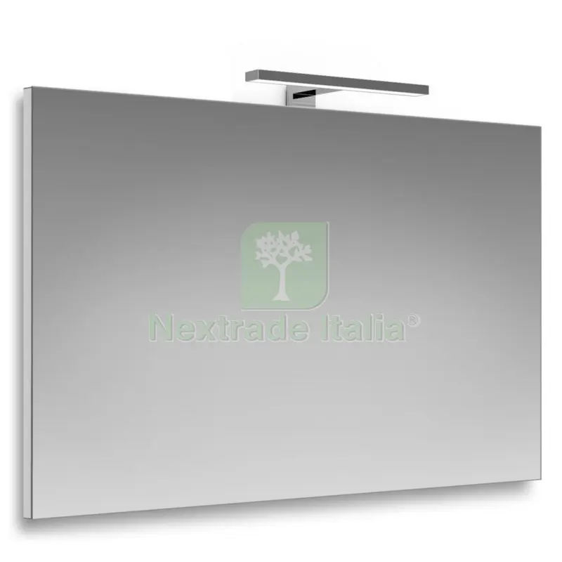SPECCHIO CON TELAIO LAMPADA LED 30 CM 100X70 — Illuminazione — rif. FERX.677898