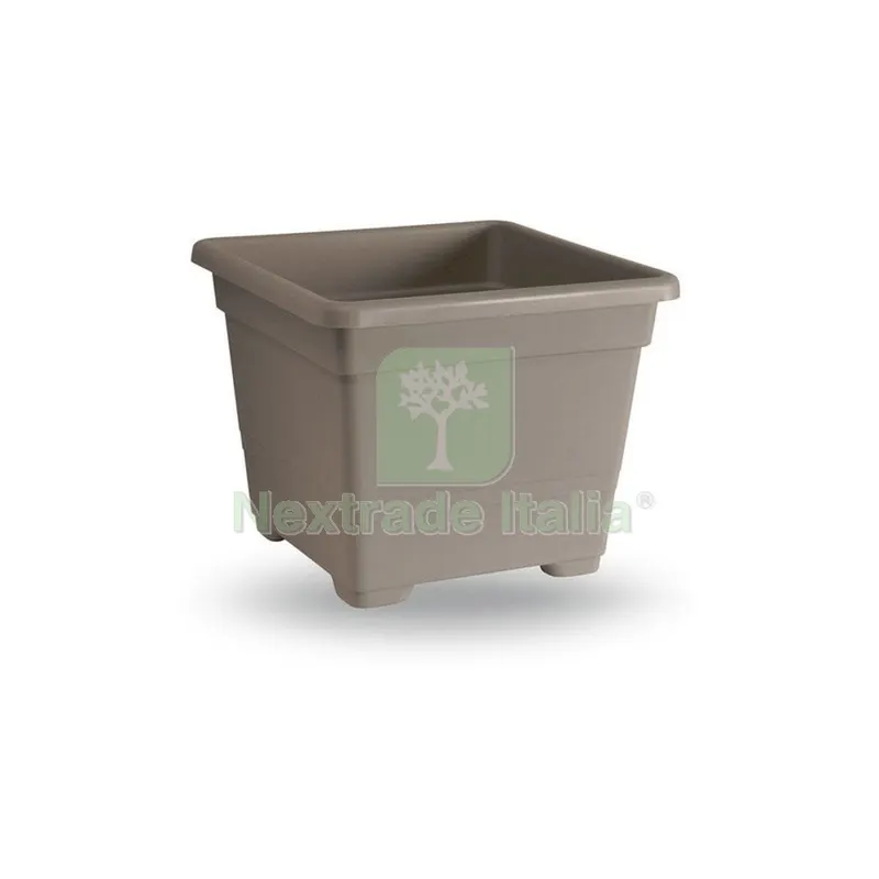 VASO QUADRATO CM.45 AVANA — Vasi e fioriere — rif. FERX.677960