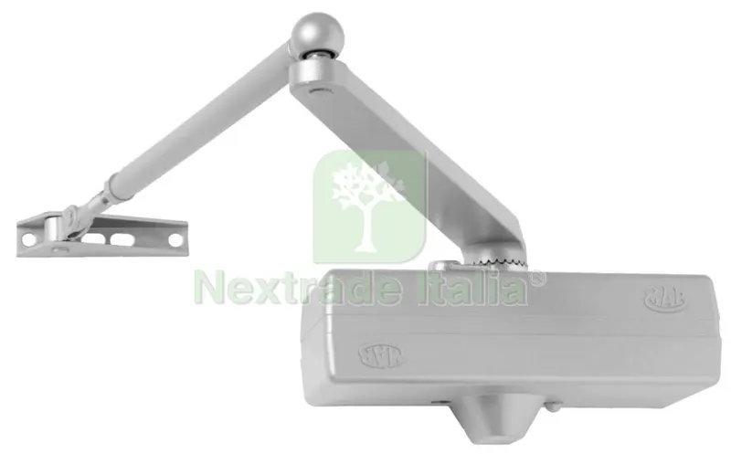 MAB Chiudiporta Aerodinamico Serie 564 Argento — Ferramenta porte e finestre — rif. FERX.6780 MAB Chiudiporta Aerodinamico Serie 564 Argento — Ferramenta porte e finestre — rif. FERX.6780