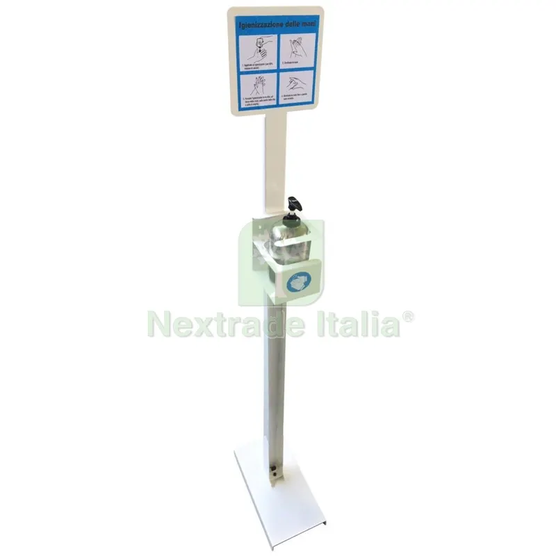 Porta Dispenser GEL Piantana Diametro 80 MM H 1250 — Accessori bagno — rif. FERX.678528 Porta Dispenser GEL Piantana Diametro 80 MM H 1250 — Accessori bagno — rif. FERX.678528
