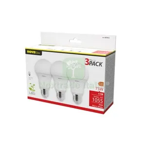 Nova Lampada LED Classic E27 11W 3000K PZ.3 — Illuminazione — rif. FERX.681829