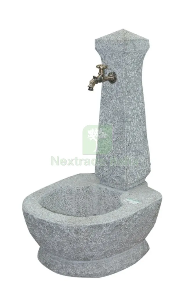 Fontana Pietra "granito Grigio" ART. 85035 — Docce e arredo acqua da giardino — rif. FERX.6868