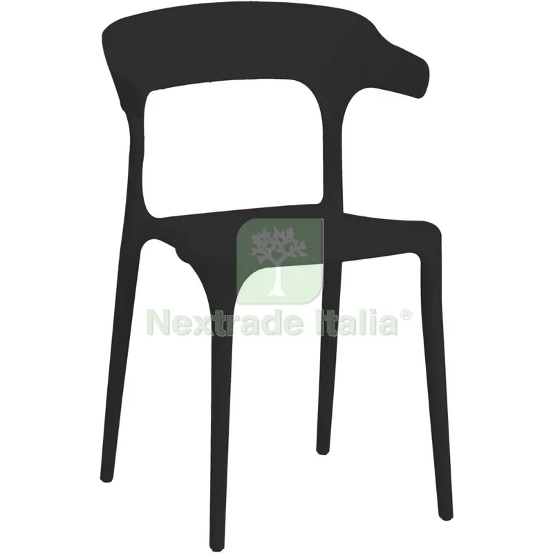 Sedia MOD.ZEN in Polipropilene Nero — Arredo — rif. FERX.688340 Sedia MOD.ZEN in Polipropilene Nero — Arredo — rif. FERX.688340