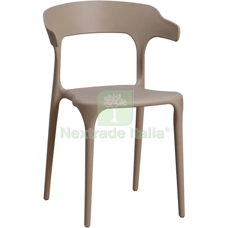 Sedia MOD.ZEN in Polipropilene Tortora — Arredo — rif. FERX.688342 Sedia MOD.ZEN in Polipropilene Tortora — Arredo — rif. FERX.688342