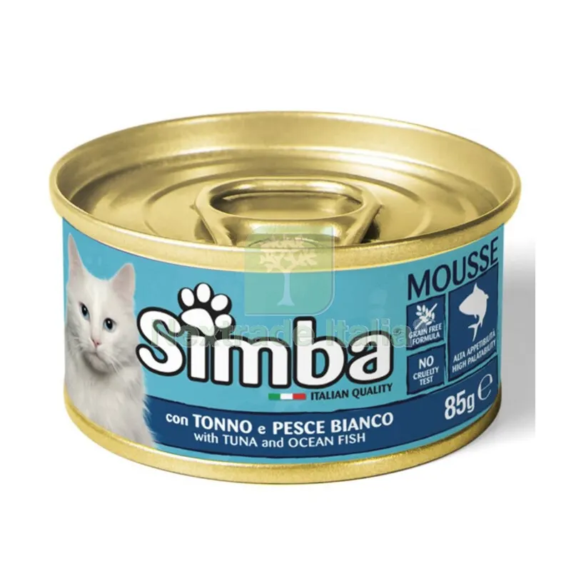 24PZ MONGE SIMBA GATTO GR.85 TONNO E PESCE BIANCO — Gatti — rif. FERX.688868