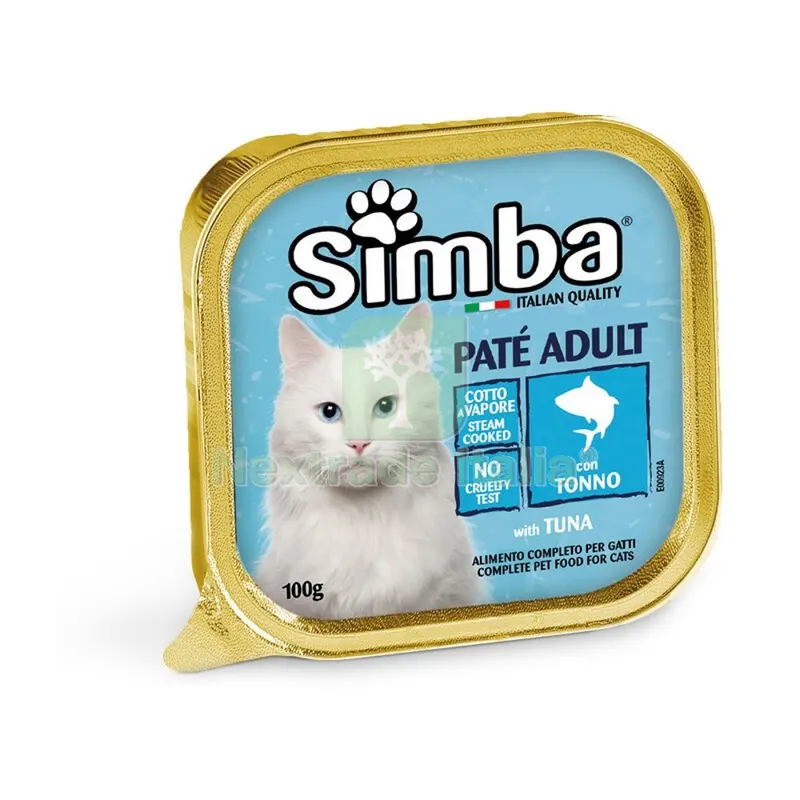 32PZ MONGE SIMBA GATTO GR.100 PATE VSC PESCE — Gatti — rif. FERX.688874