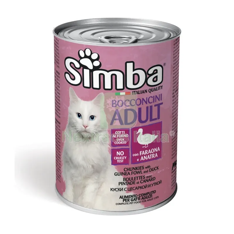 24PZ MONGE SIMBA GATTO GR.415 BOCCONCINI FARAONA/ANATRA — Gatti — rif. FERX.688880