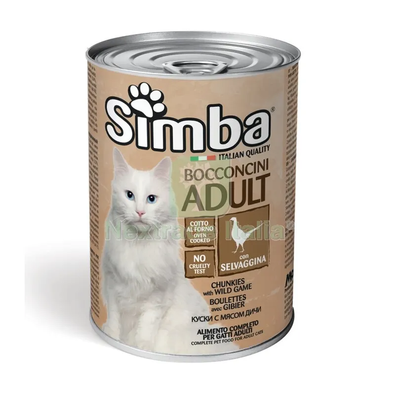 24PZ MONGE SIMBA GATTO GR.415 BOCCONCINI SELVAGGINA — Gatti — rif. FERX.688882