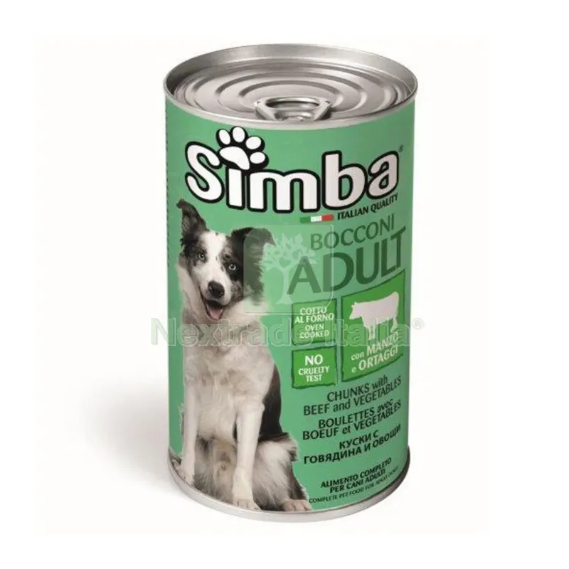 MONGE SIMBA CANE GR.1230 BOCCONCINI MANZO E VERDURE — Cani — rif. FERX.688896 MONGE SIMBA CANE GR.1230 BOCCONCINI MANZO E VERDURE — Cani — rif. FERX.688896