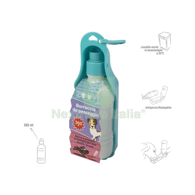Zoov Borraccia da Passeggio ML.360 Verde — Borracce e bottiglie — rif. FERX.689291 Zoov Borraccia da Passeggio ML.360 Verde — Borracce e bottiglie — rif. FERX.689291
