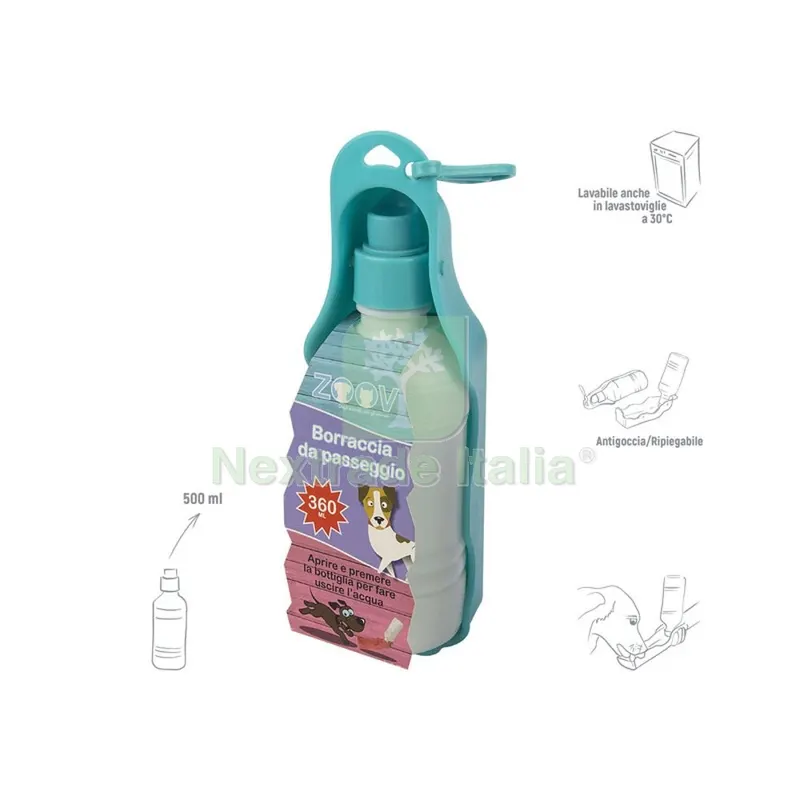 Zoov Borraccia da Passeggio ML.500 Verde — Borracce e bottiglie — rif. FERX.689293 Zoov Borraccia da Passeggio ML.500 Verde — Borracce e bottiglie — rif. FERX.689293