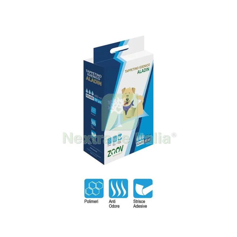 Zoov Tappetino Igienico Aladin CM.60X60 PZ.50 — Accessori bagno — rif. FERX.689296 Zoov Tappetino Igienico Aladin CM.60X60 PZ.50 — Accessori bagno — rif. FERX.689296