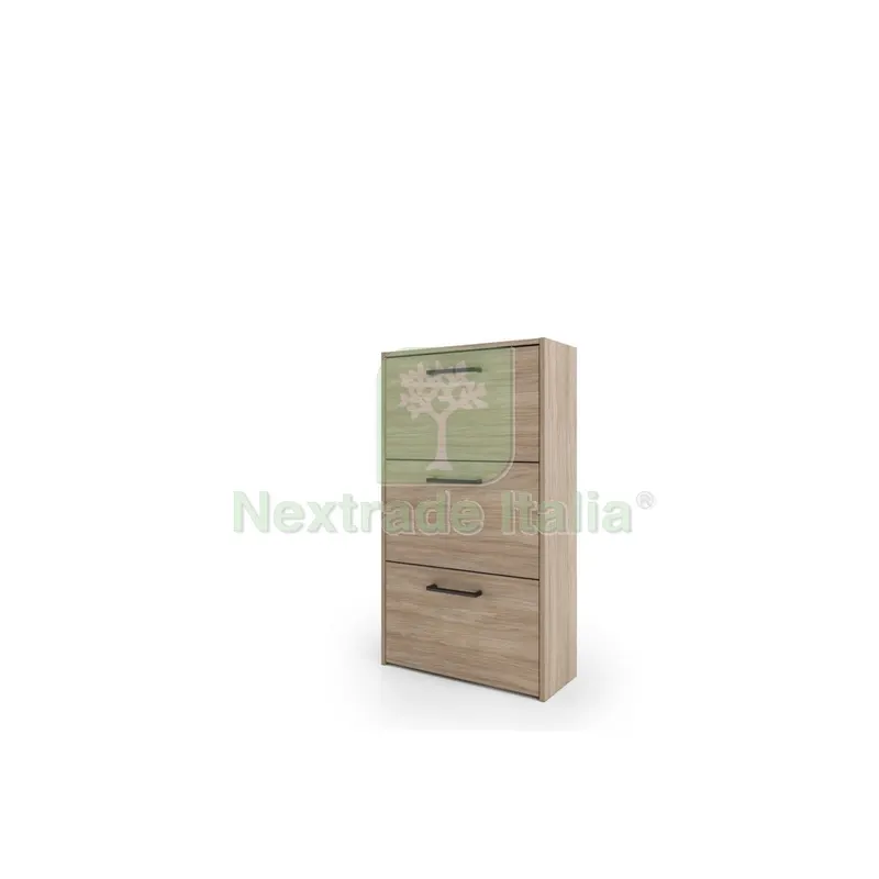 Scarpiera 3 Ante Doppia MOD.EKO306 Rovere 102X60X25 CM — Arredo — rif. FERX.690092 Scarpiera 3 Ante Doppia MOD.EKO306 Rovere 102X60X25 CM — Arredo — rif. FERX.690092