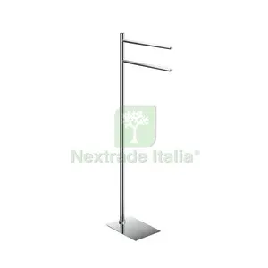 GEDY TRILLY PIANTANA PORTASALVIETTE CROMATO — Accessori bagno — rif. FERX.690821 GEDY TRILLY PIANTANA PORTASALVIETTE CROMATO — Accessori bagno — rif. FERX.690821