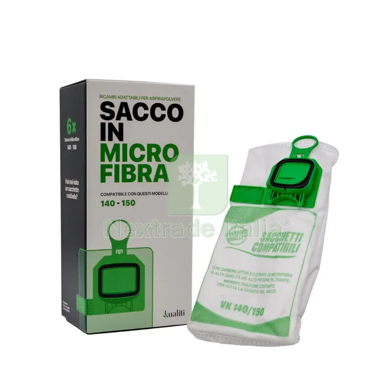 RICAMBIO FOLLETTO SACCO IN MICROFIBRA K140/150 PZ.6 — Accessori e ricambi utensili elettrici — rif. FERX.692380 RICAMBIO FOLLETTO SACCO IN MICROFIBRA K140/150 PZ.6 — Accessori e ricambi utensili elettrici — rif. FERX.692380