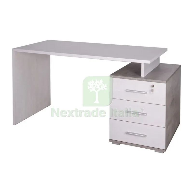 Scrivania ART.ADB625OSOSDK L.140 3C DX Ossido Bianco — Arredo — rif. FERX.694021