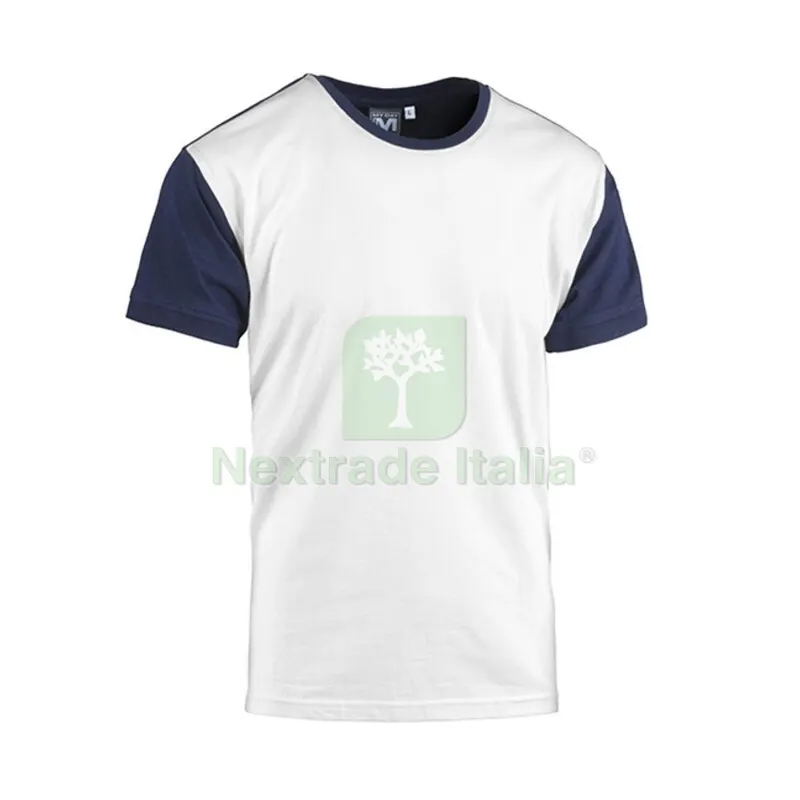 10PZ T-Shirt College Bianco/Blu Navy MIS. XL — Protezioni corpo — rif. FERX.695990