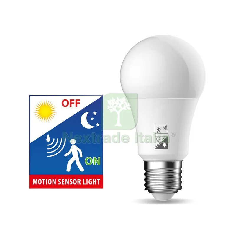 Nova Lampada LED E27 11W 4000K C/PIR C/CREPUSC. — Illuminazione — rif. FERX.696493