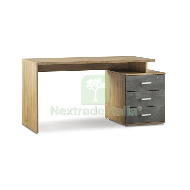 Scrivania ART.ADB625NSONDK L140 3C DX Noce ST/OSS.NERO — Arredo — rif. FERX.697663