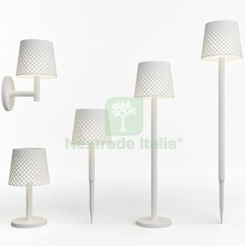 Lampada Solare x Esterno MOD.GRETA Bianco — Illuminazione — rif. FERX.704
