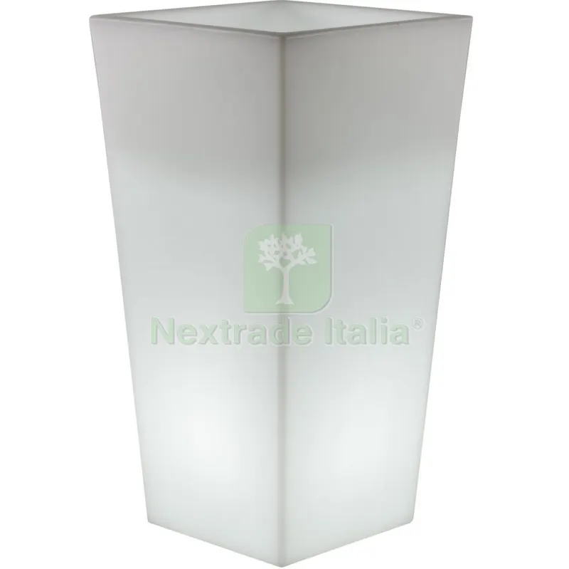 VASO SOLARE MOD.MELISA QUADRO H.60 RGB CON TELECOMANDO — Vasi e fioriere — rif. FERX.707 VASO SOLARE MOD.MELISA QUADRO H.60 RGB CON TELECOMANDO — Vasi e fioriere — rif. FERX.707
