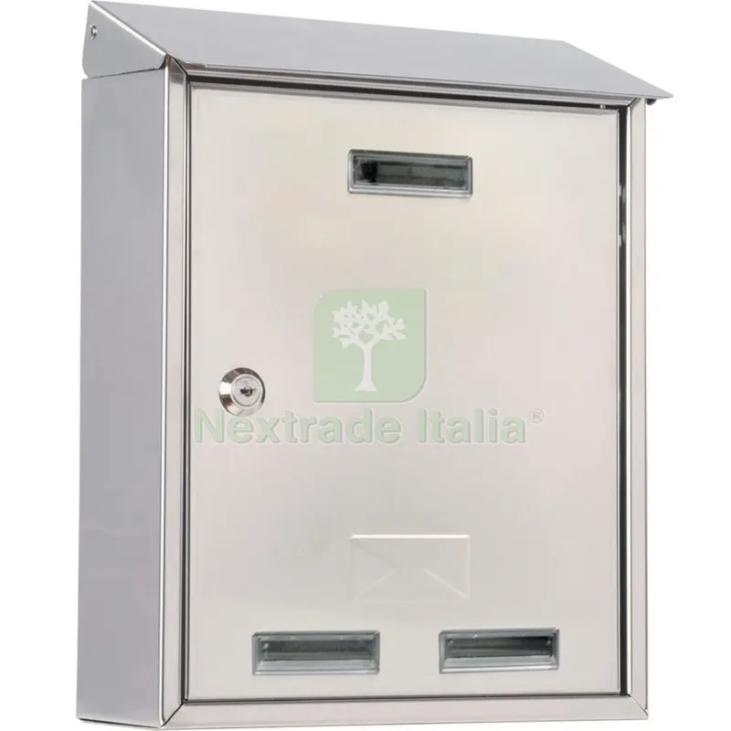 Cassetta Postale Inox ART. 3100X con 2 Chiavi. Dimensioni CM 25X10X30H — Casalinghi e organizzazione — rif. FERX.715