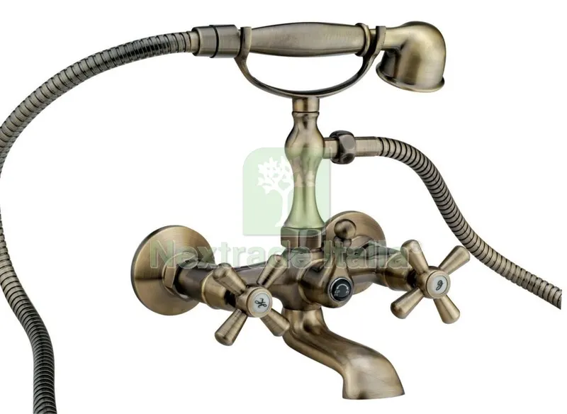 SERIE SOFIA GRUPPO VASCA CROCE BRONZATO 139B — Rubinetti e valvole — rif. FERX.7233 SERIE SOFIA GRUPPO VASCA CROCE BRONZATO 139B — Rubinetti e valvole — rif. FERX.7233