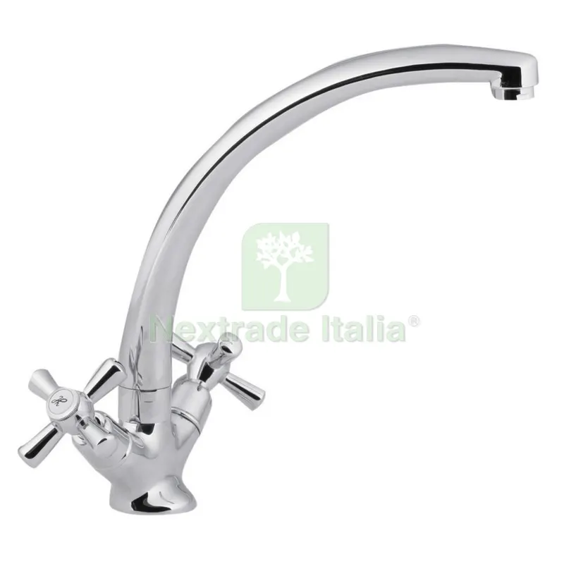 SERIE SOFIA MONOFORO X LAVELLO A CROCE CROMO 25412C — Sanitari e ceramiche — rif. FERX.7241 SERIE SOFIA MONOFORO X LAVELLO A CROCE CROMO 25412C — Sanitari e ceramiche — rif. FERX.7241
