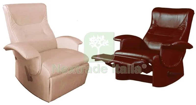 Poltrona Recliner MOD.SONIA Dark Brown 020 — Arredo — rif. FERX.72543