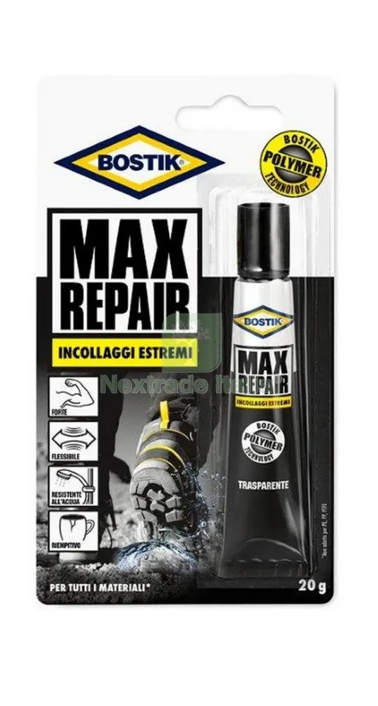 6PZ BOSTIK COLLA "MAX REPAIR" GR.20 — Adesivi e sigillanti — rif. FERX.7270