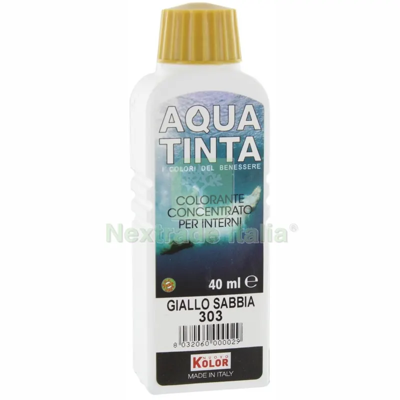 10PZ AQUATINTA PER INTERNI ML.40 303 GIALLO SABBIA — Scarichi e sifoni — rif. FERX.7387