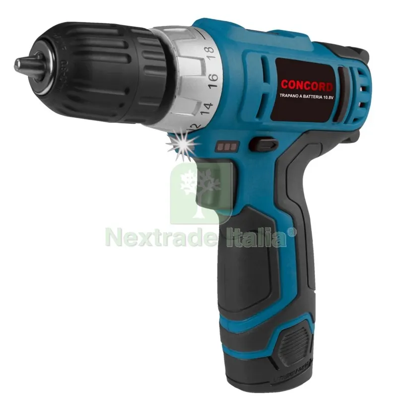 Concord Trapano a Batteria 10,8V LI-ION MOD.FDL-30 — Trapani e avvitatori — rif. FERX.7391 Concord Trapano a Batteria 10,8V LI-ION MOD.FDL-30 — Trapani e avvitatori — rif. FERX.7391